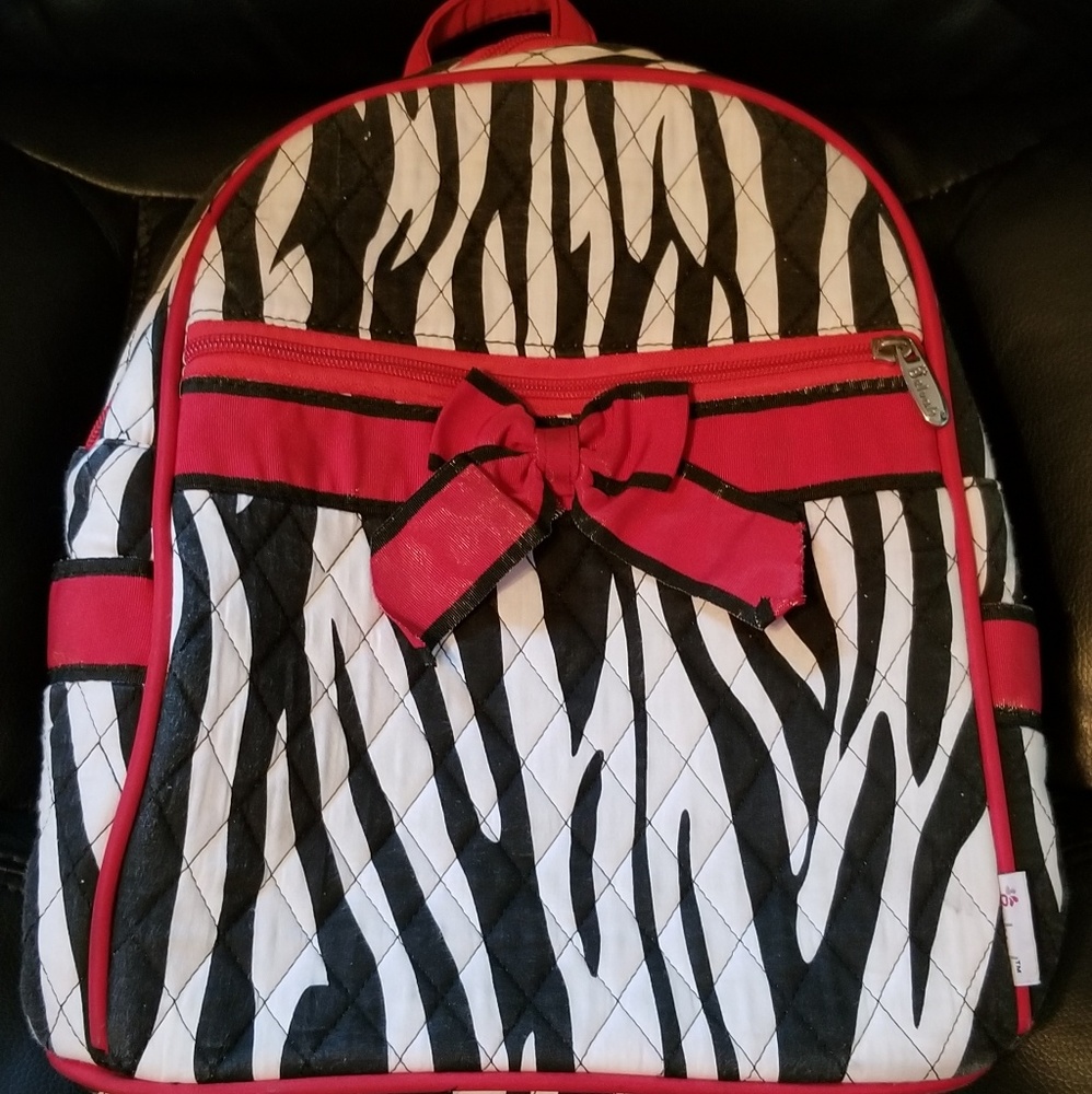 *Cute* 🦓 Zebra backpack
 (Size medium)